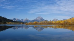 Landscapes Mountains panorama reflections multiscreen