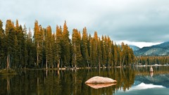Landscapes Mountains reflections