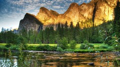 Landscapes Mountains rivers