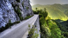 Landscapes Mountains roads