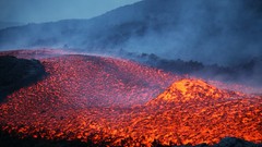 Landscapes Mountains smoke Volcanoes Italy lava MAGMA