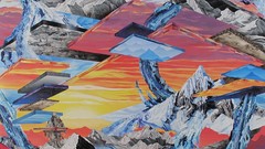 Landscapes Mountains surrealism paintings artwork Adam Friedman