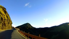 Landscapes Mountains Taiwan roads sunlight skies