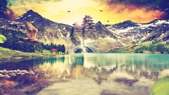 Landscapes Mountains Thailand fantasy art