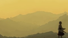 Landscapes Mountains touhou animal ears inubashiri momiji 