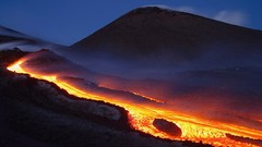 Landscapes Mountains Volcanoes lava Etna