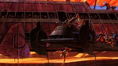 Landscapes Movies paintings star wars science fiction concept 