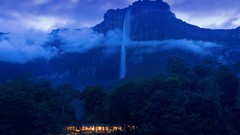 Landscapes national park Angel Falls Venezuela