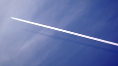 Landscapes nature Aircraft contrails