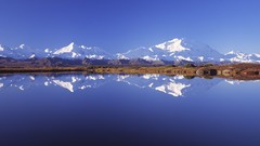 Landscapes nature Alaska mount solitude