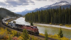 Landscapes nature alberta bows national park banff national 