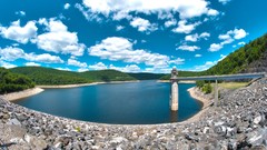 Landscapes nature Animals clouds