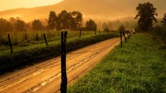 Landscapes nature architecture country road