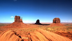 Landscapes nature Arizona Monument Valley deserts rock 