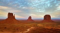 Landscapes nature Arizona Utah USA Monument Valley deserts rock 
