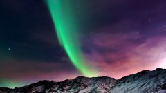 Landscapes nature aurora borealis