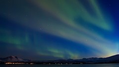 Landscapes nature aurora borealis