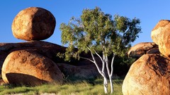 Landscapes nature Australia rocks boulder
