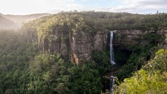 Landscapes nature Australia waterfalls Kangaroo Valley misty 