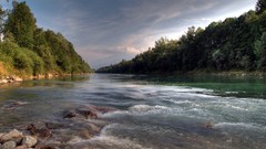 Landscapes nature Austria rivers riverside