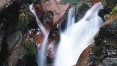 Landscapes nature avalanche Montana waterfalls national park 