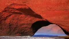 Landscapes nature Beaches rock formations