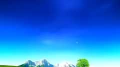 Landscapes nature blue Mountains