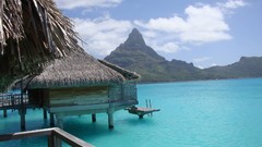 Landscapes nature Bora Bora