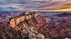 Landscapes nature canyon skies