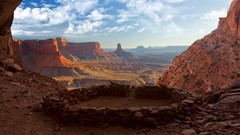 Landscapes nature canyon Utah