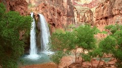Landscapes nature canyon waterfalls rock formations