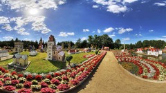 Landscapes nature cityscapes fisheye effect