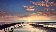 Landscapes nature clouds Beaches