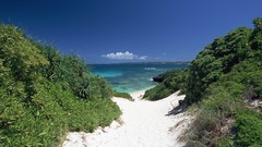 Landscapes nature clouds Beaches