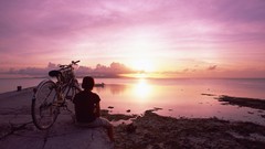 Landscapes nature clouds Beaches