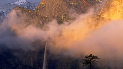 Landscapes nature clouds California Discovery Yosemite National 
