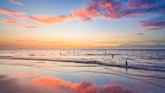 Landscapes nature clouds China Taiwan Beaches