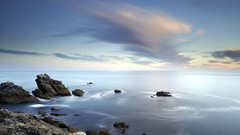 Landscapes nature clouds coast