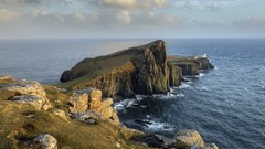 Landscapes nature clouds coast