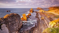 Landscapes nature clouds coast