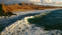 Landscapes nature clouds coast