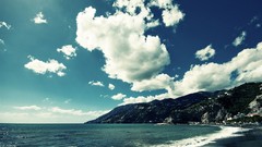 Landscapes nature clouds coast skyscapes