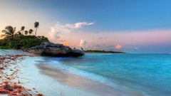 Landscapes nature clouds dawn Beaches