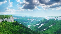 Landscapes nature clouds forests