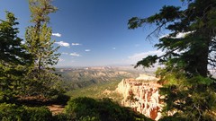 Landscapes nature clouds forests