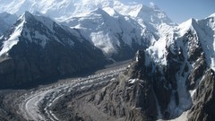 Landscapes nature clouds glacier