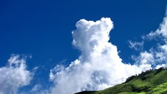 Landscapes nature clouds hills skies hillside blue skies 