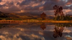 Landscapes nature clouds lakes