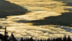 Landscapes nature clouds land Canada British Columbia forests