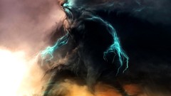 Landscapes nature clouds Lightning electricity tornadoes 